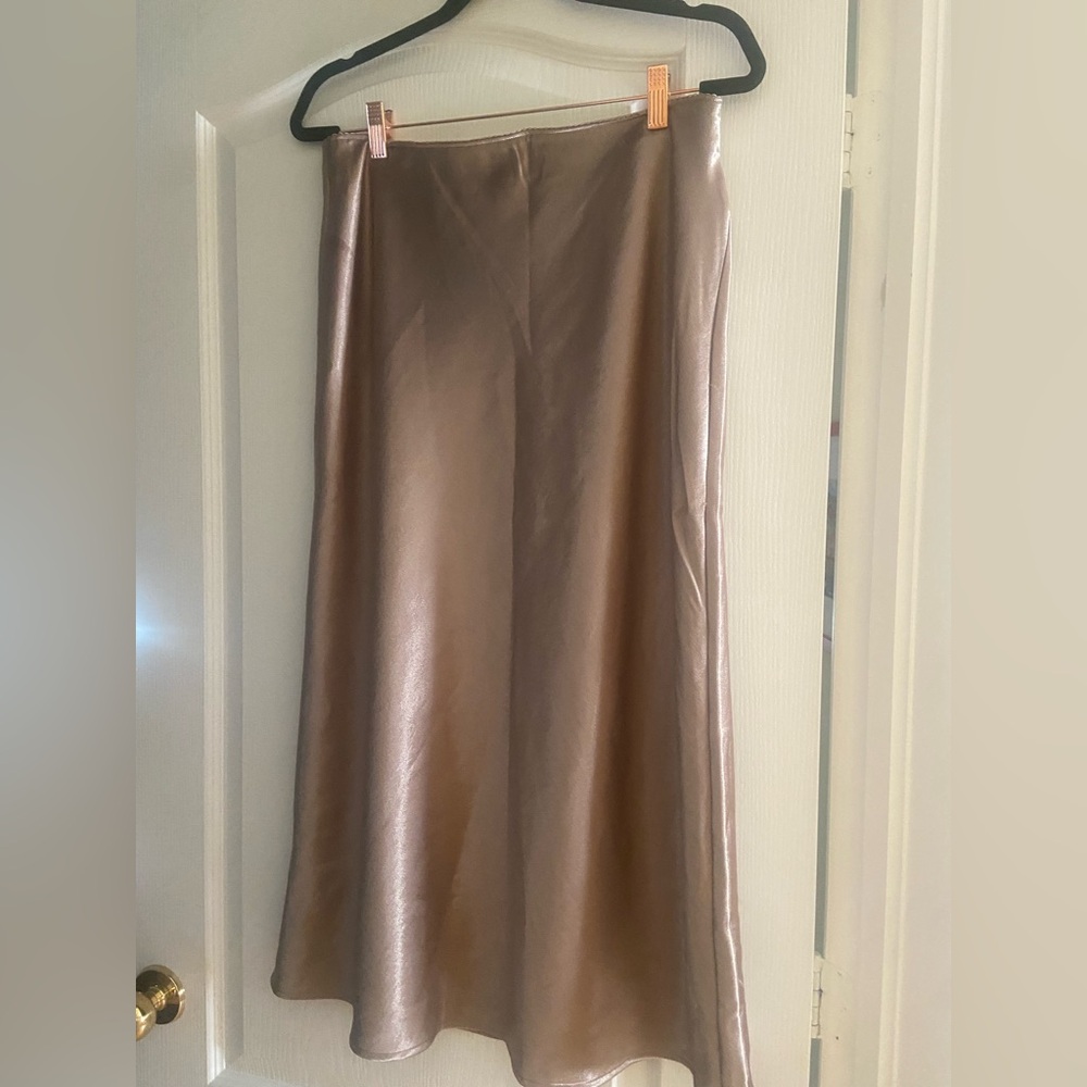 lululemon athletica Metallic Bronze Maxi Skirt